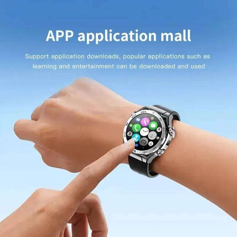 2025 A5 Pro 4G Smartwatch: Android OS, AMOLED Screen, 2MP Camera, GPS, WiFi, Heart Rate Monitor & Sport Modes for Men Women