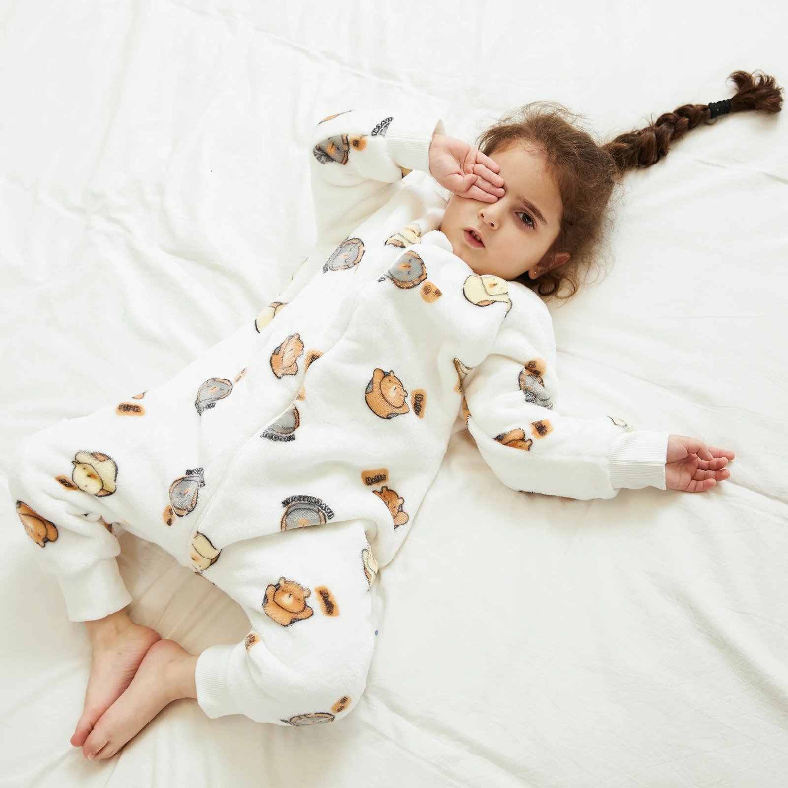 Baby Pajamas born Boy Girl 6 to 9 12 18 24 Months Winter Pijamas One Pieced Warm Infantil Pijama Toddler Kids Blanket Sleeper 260311