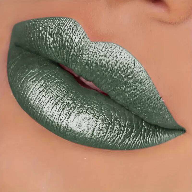 Glitter Pearl Lip Gloss Lipstick, Hydrating, High Pigment, Smudge-proof, Waterproof and Sweat-resistant, Perfect Christmas Gift W260311