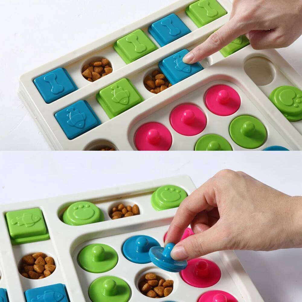 Dog Toys Slow Feeder Interactive Puppy Increase IQ Training Game Food Dispenser Slowly Eating NonSlip Bowl Pet Dogs Toy 26Y0312