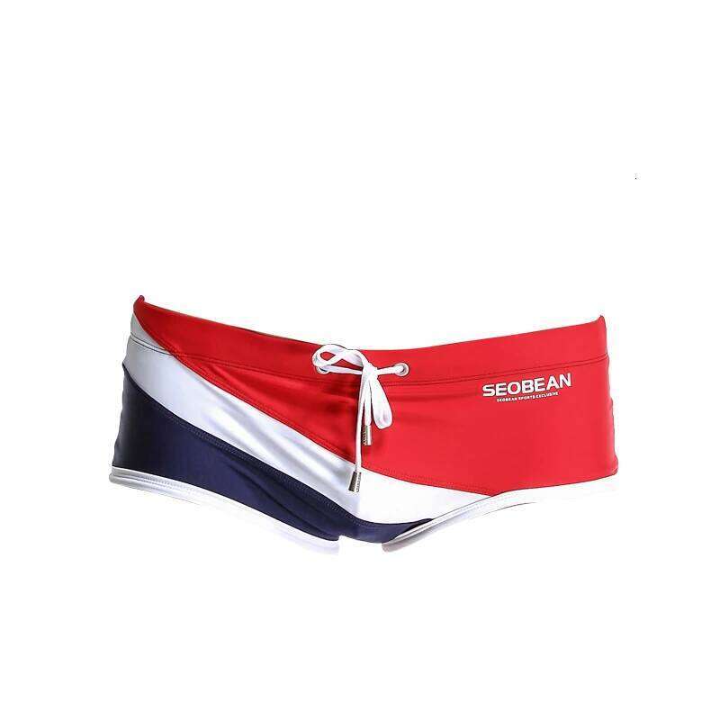 Men's Low Waist Comfortable Swimming Trunks Sexy Small Flat Angle Large Size Hot Spring Bathing Suit Qui Dry Trendy Brand Z260312