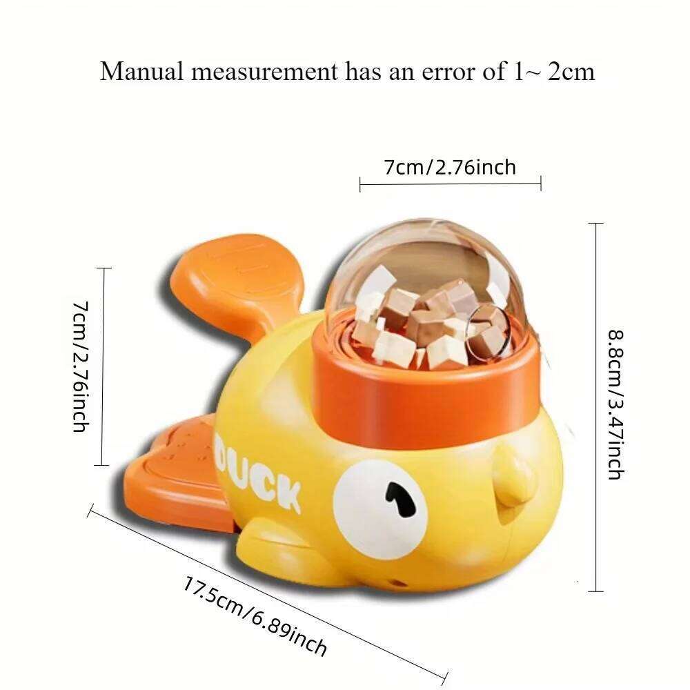 Pet bowl, duck snack dispenser, slow anti-swallowing dog food interactive feeder for small and medium pets 26Y0312