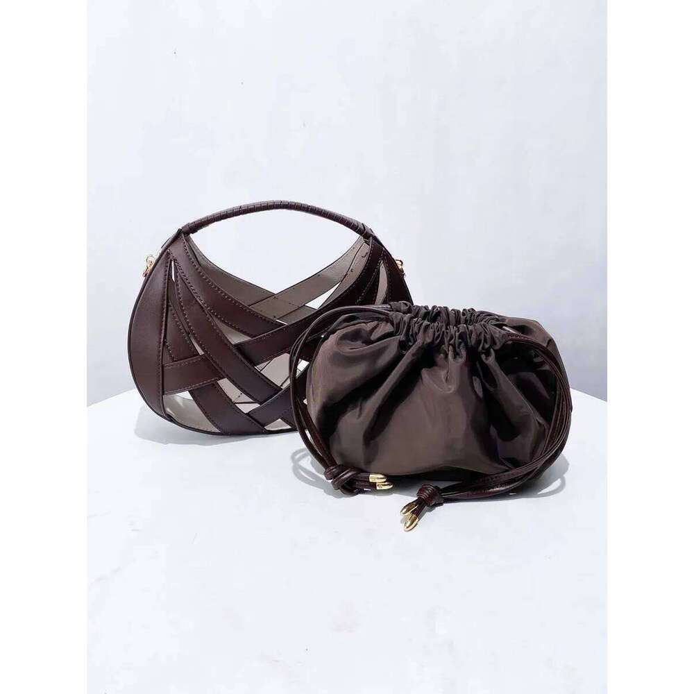 2025 New Women's Single Shoulder Trendy Dumpling Shape Underarm Moon Tooth Bag Street Style PU Material Medium Size WONST