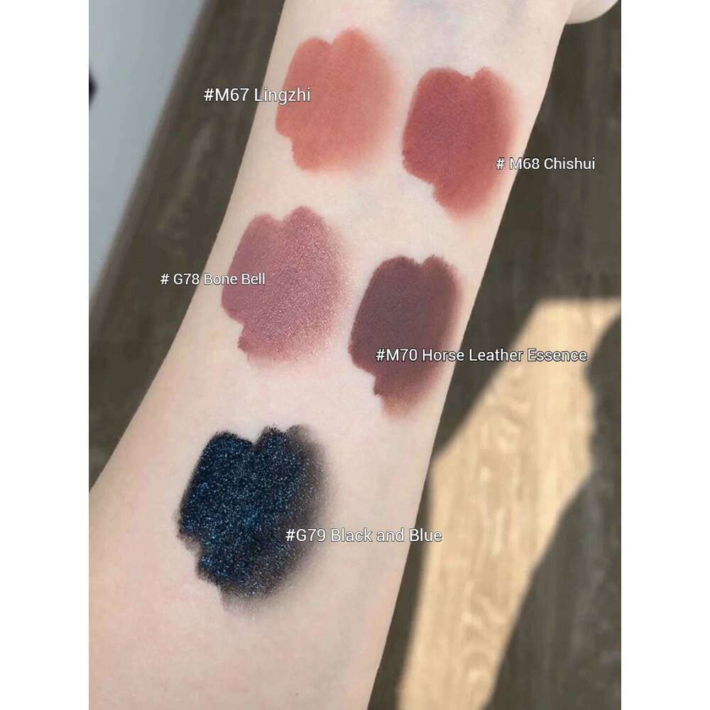 Girlcult Hmong Witch Glitter Lipgloss Matte Shimmer Gothic Dark Chameleon Long-lasting Sparkling Blue Smoky Lipstick Halloween W260311