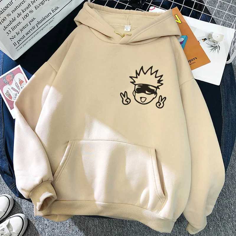 Streetwear 90S Hoodies Japanese Anime Manga Jujutsu Kaisen Hoodies Hoodie Cartoon Gojo Satoru Yuji Itadori Sweatshirt Unisex M260312
