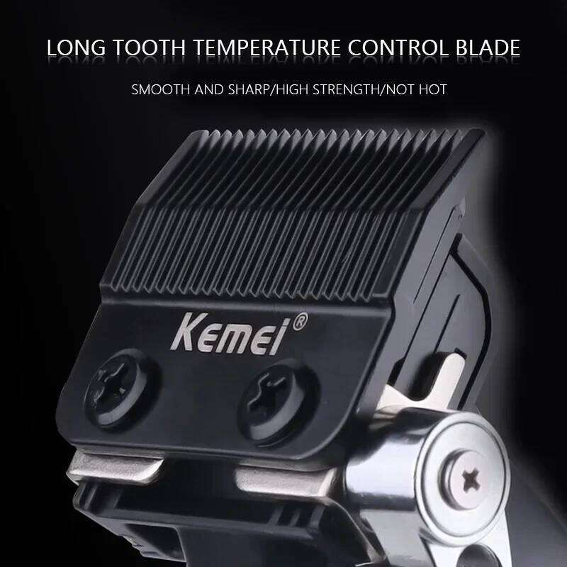 Kemei Men's Electric USB Rechargeable 0mm Gapped Carving Clipper Cordless Trimmer Hair Cutting Machine KM-2296 C260312