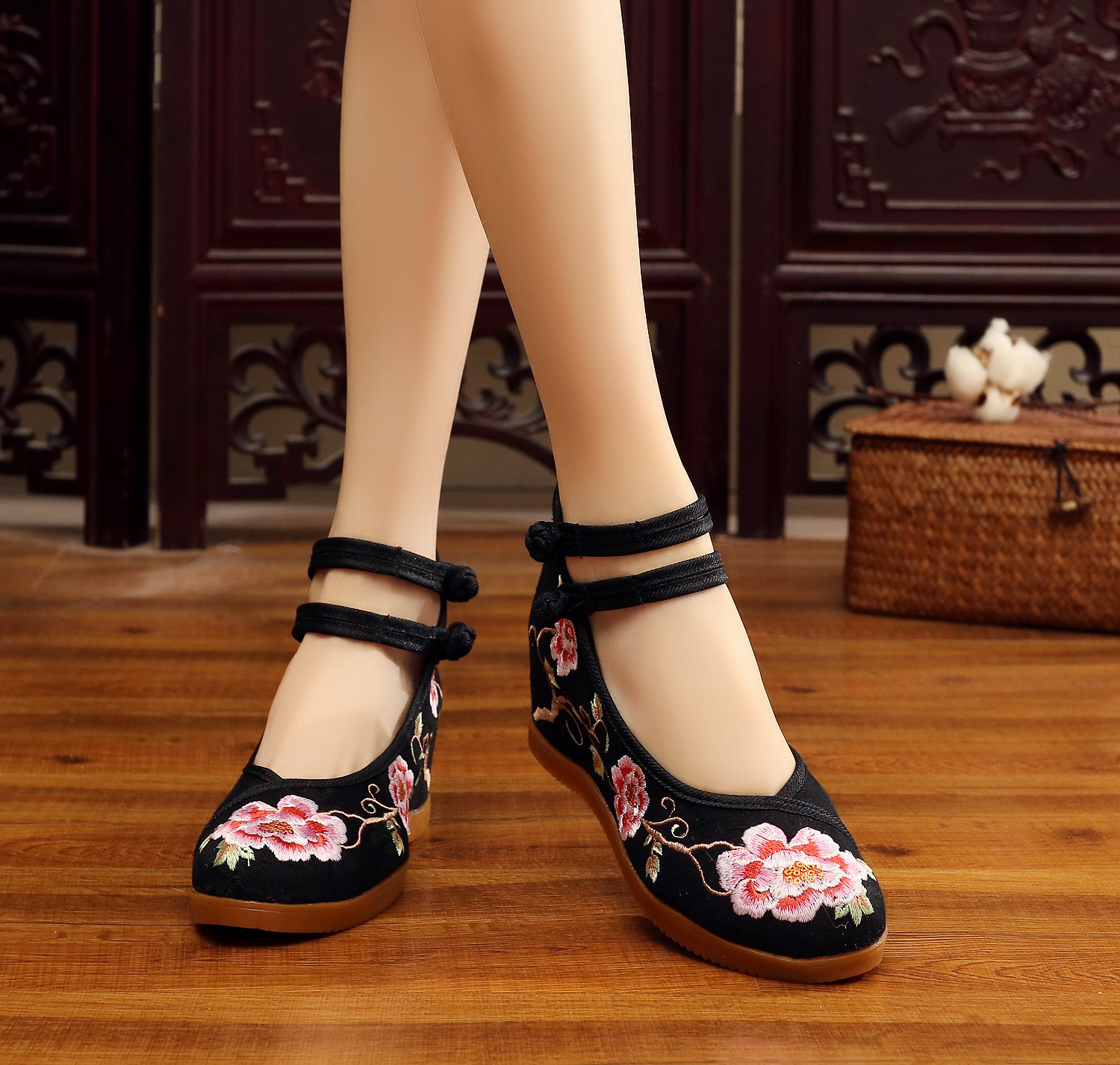 STAOXINDIKE Fashion Heel High Heel Kitten Heel Block Heel Suede Leather Blue Black Toe Open Evening Narrow Wide Luxury Synonyms