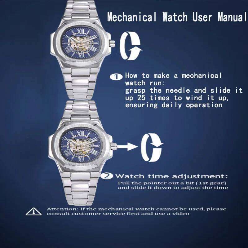 LONGLUX HOT SALE NEW automatic mechanical men rome business waterproof skeleton luminous stainless steel gift watch