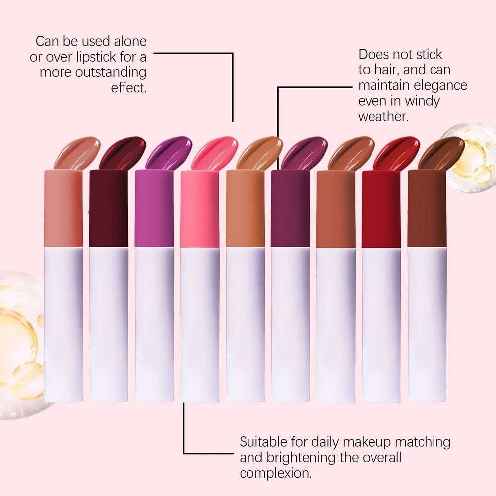Mirror Lipstick for High-Shine Finish Hydrating Plumping Moisturizing Long Lasting Waterproof Non-stick Lip Oil Makeup 150ml W260311