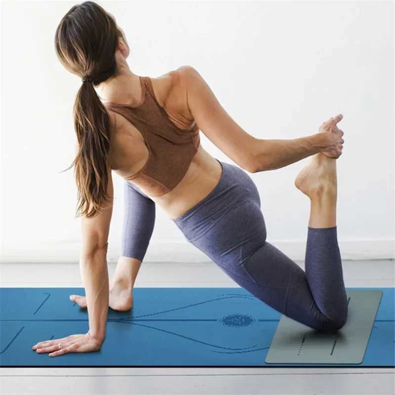 PU Natural Rubber Yoga Mat Flat Support PortabLE Mini Auxiliary Pad Anti-Slip Knee Cushion Meditation Upside Sport Exercise M260312