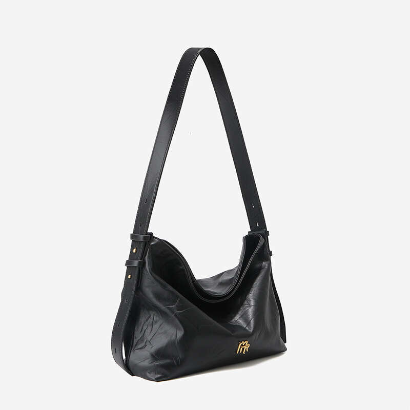 Luxury Shoulder Bags Totes Hobo Top Layer Cowhide Tote For Women Large Capacity Hobo High End Genuine Leather Crossbody Shoulder Bag Commuter Underarm