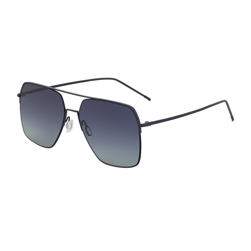 2026 New Fashion Square Polarized Men, High-end Metal Frame Sun Protection Sunglasses for Men Wholesale