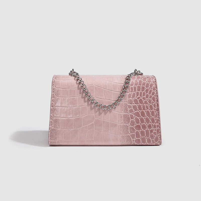 CHARHP&KEJNT Official Authentic Crocodile Pattern Commuting Small Square 2026 Sweet Cool Style Fashionable Shoulder Bag for Trendy Girls