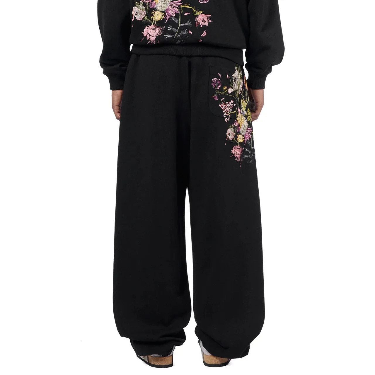 Garden of Eden V2 Hoodie and Sweatpants Two Piece Set Men Women Loose Sweatshirt Flower Embroidery Tracksuit Jogging Pants Suit 260311