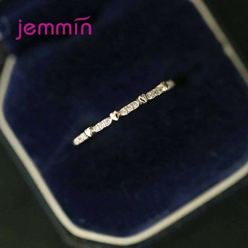 Wedding Engagement Rings For Women 925 Sterling Silver Gold Heart Ring Designer Fashion Jewelry Birthday Gift Wholesale H260312