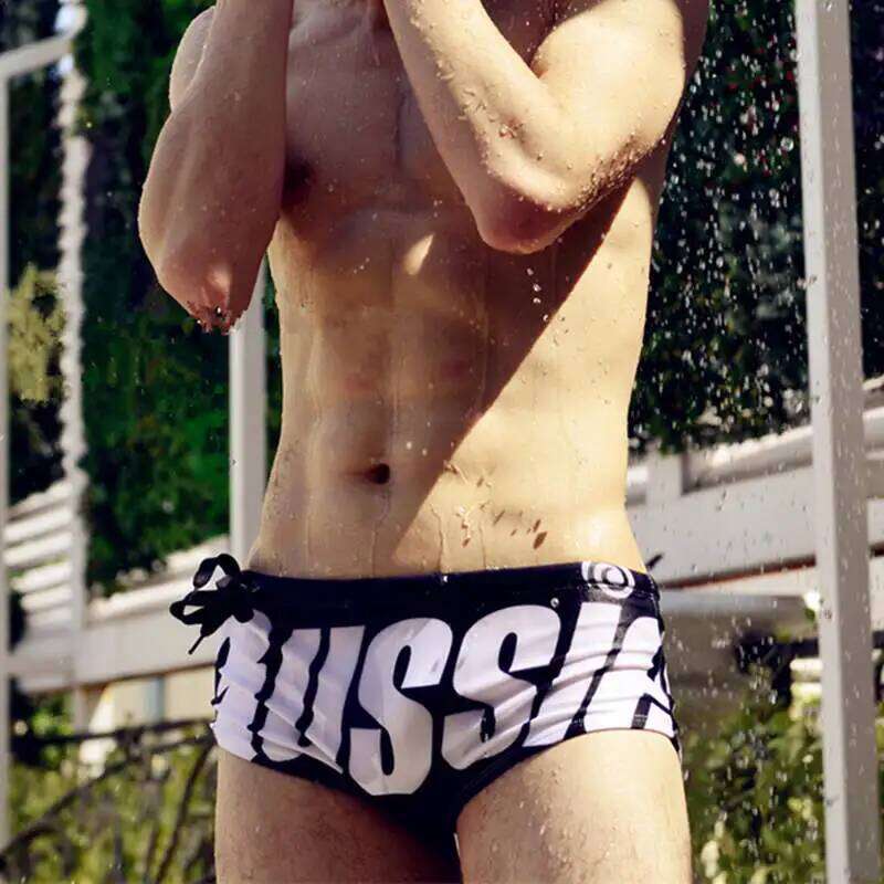 Mens Swimming Trunks Man Swim Shorts For Aussie Swimwear Boxer Briefs Beach Sexy Gay Swimsuit Bathing Suit Desmiit DM Zwembroek Z260312