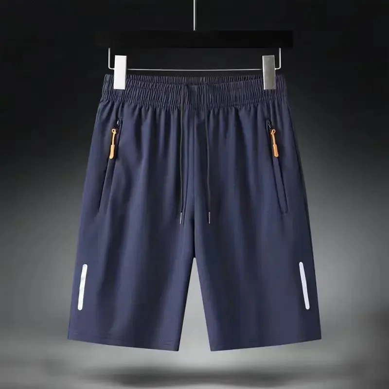 Summer Men Shorts Ice Silk Running Gym Sport Quick Dry Breathable Beach Short Pant Fitness Jogging Cool Casual Sportswear 260228