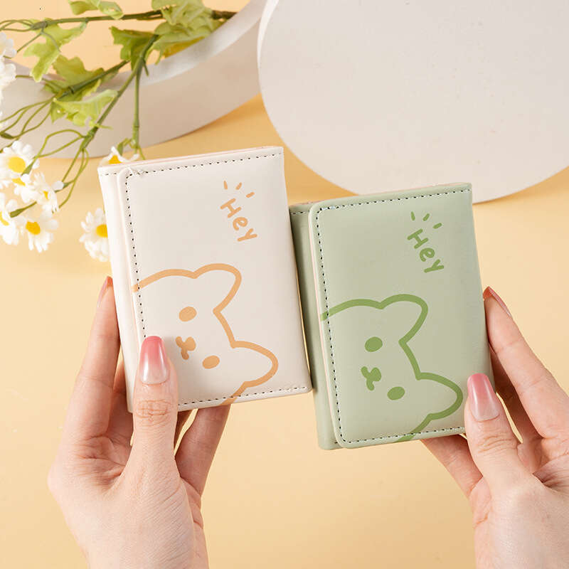 Luxury fashion wallet Women S Korean Version New Cute Cartoon Off Coin Purse Girl Student Printed Portable Wallet