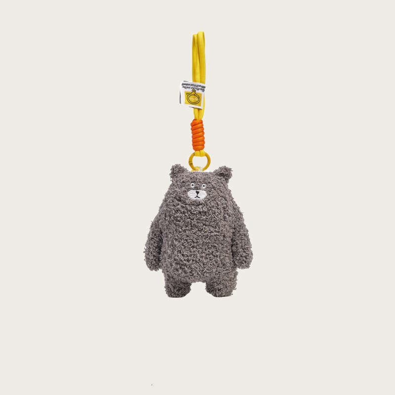 Internet Celebrity Bear Bag Pendant Cute Plush Toy Backpack Decoration Car Keychain Small Doll