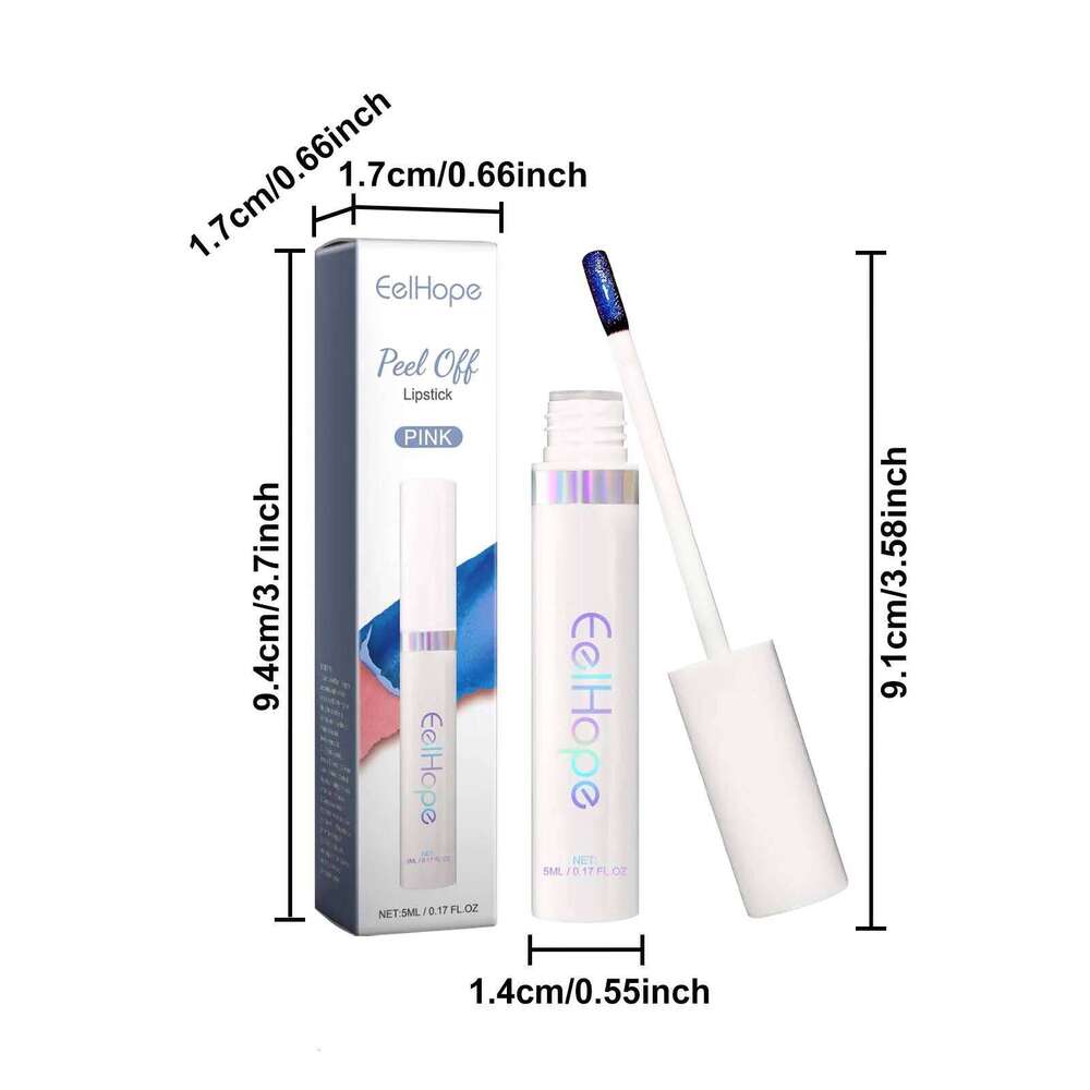 Eelhope Tearable Lipstick Gloss Liner Tattoo Waterproof Long Lasting Glaze Matte Lip Tint Red Pink Makeup Cosmetic W260311
