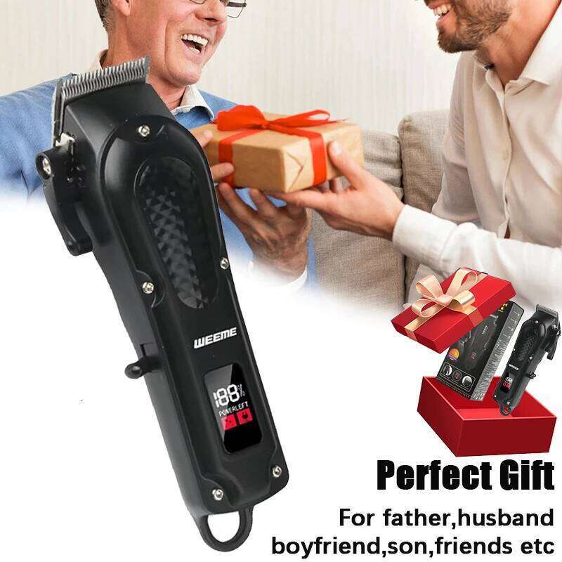 WEEME 806 UBS Rechargeable Cordless Beard Trimmer Men Powerful Electric Hair Clipper Trimming Tool C260312