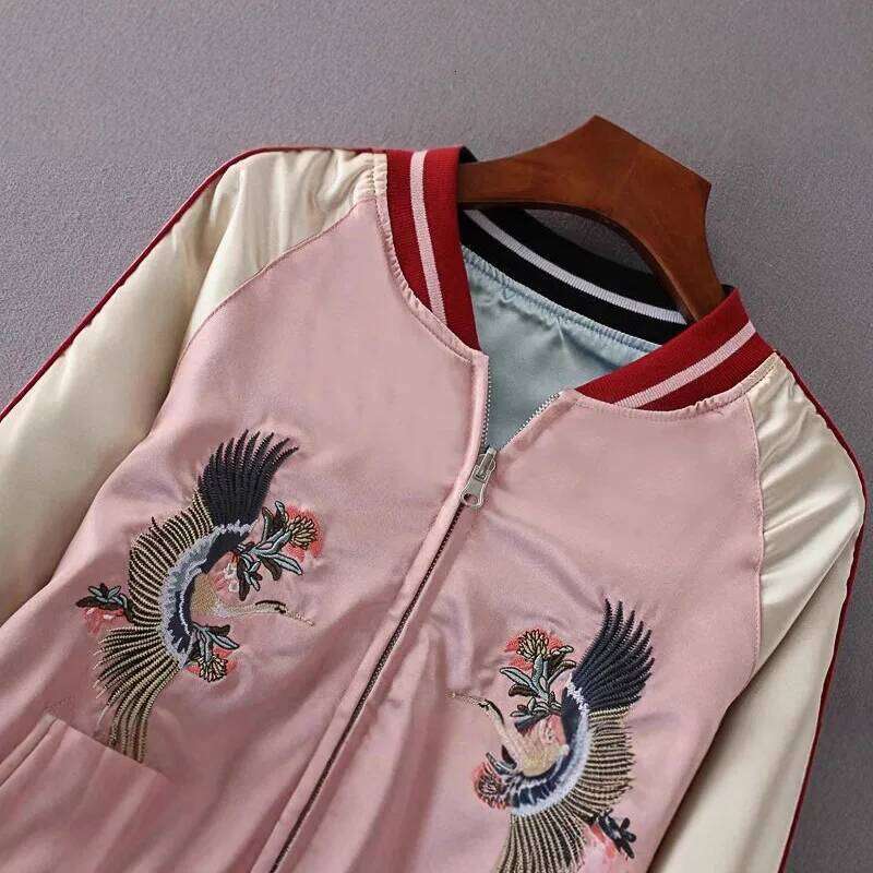 New tiger Embroidered Women Baseball Jacket Hara juku Female Coat 2026 Embroidered Women Clothing Spring Unisex