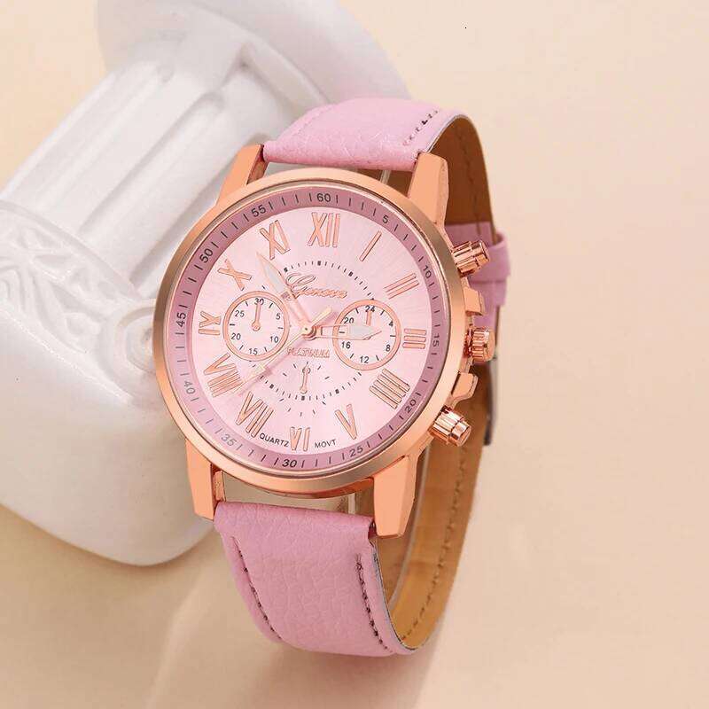 Watch For Women Fashion Casual Leather Belt Watches Simple Ladies Round Dial Quartz Wristwatches Dress Clock Reloj Mujer