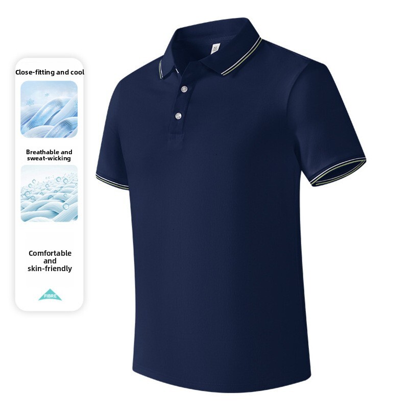 Cross-border T-shirts, short-sleeve corporate shirts, summer workwear, group advertising logo printing embroidery T-shirts and polo shirts