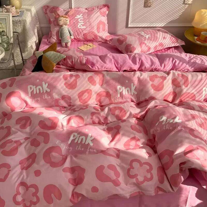 Purple Lavender Bedding Set Fashion Soft Bed Linen Single Full Queen Size Boys Girls Duvet Cover Flat Sheet Pillowcases Kit H260312