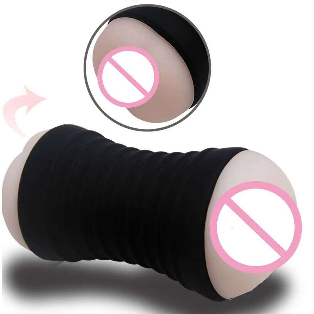 New Double Head Oral Pussy Vagina Adult toys Glans Training Male Masturbation Cup For Man Sex Toys Z260312