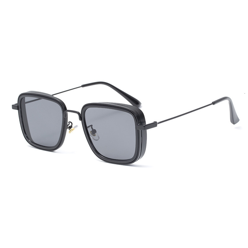 Indian for KABIRSINGH Personality Steampunk Men Driving Sun Protection Sunglasses