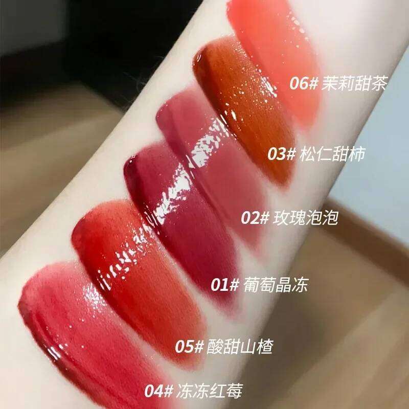 PINK COCO Mirror Water Lipstick Gloss Moisturizing Long Lasting Liquid Lipsticks Cherry Red Lip Tint Korean Makeup Cosmetics W260311