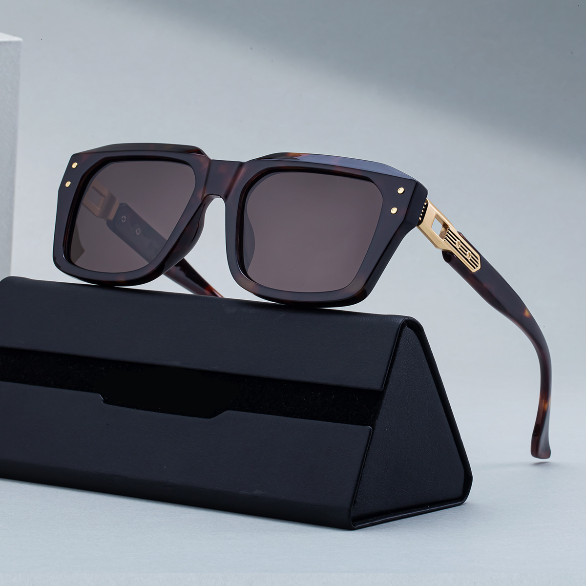 2026 New Fashion Square Frame Polarized Sunglasses Personalized Outdoor Trendy Sun Protection Glasses for Men,