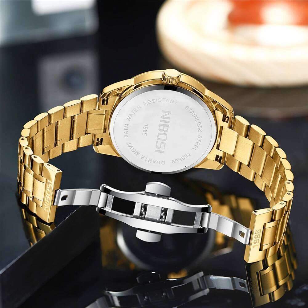 NIBOSI Business Watches Men Original Creative Single Hand 24 Hours Fashion Minimalist Waterproof Watch Relogio Masculino
