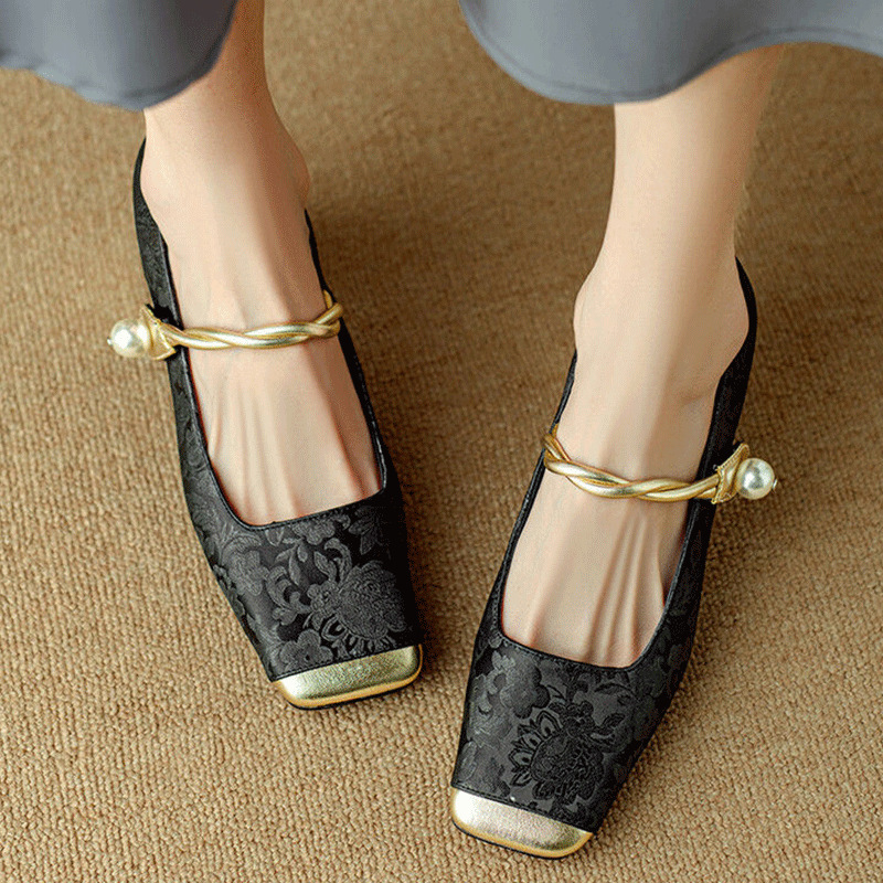 STAOXINDIKE the Beach Outdoor Recreation Low Heel Wedge Heel Kitten Heel Fabric Suede White Ankle Toe Evening Casual True to Size Narrow Luxury Pumps 