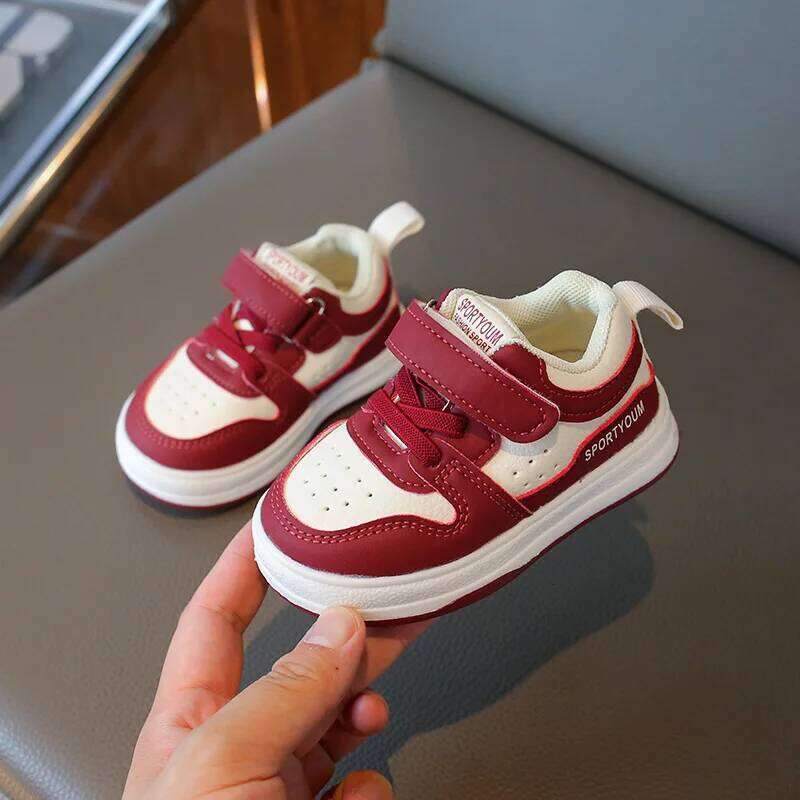 Fashion Sneakers Toddler Kids 0-6 Years Non Slip Breathable Lightweight Walking for Boys Girls Youth School Shoes H260312