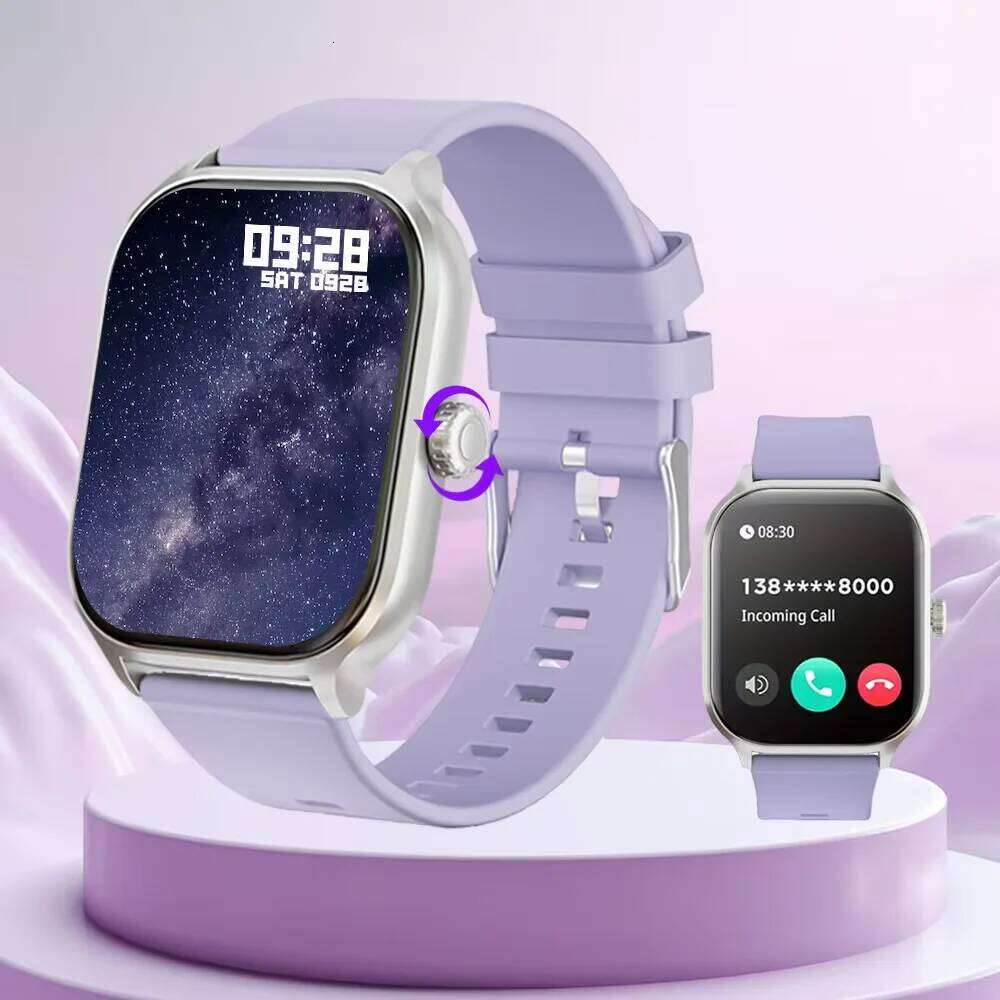 LAXASFIT Smartwatch Health Monitoring Bluetooth Calling IP68 Water Resistance All-Day Heart Rate Tracking For Men and Women