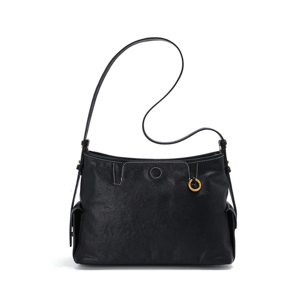 Luxury Shoulder Bags Totes Hobo Tote For Women Large Capacity Commuter Handbag Genuine Leather Underarm Cowhide Crossbody Bag Niche Design SENYY