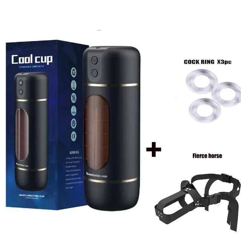Automatic Masturbation Cup Intelligent Voice Men's Masturbator Pocket Pussy Penis Training Vibrator Sex Toy Machine Man Adults18 Z260311