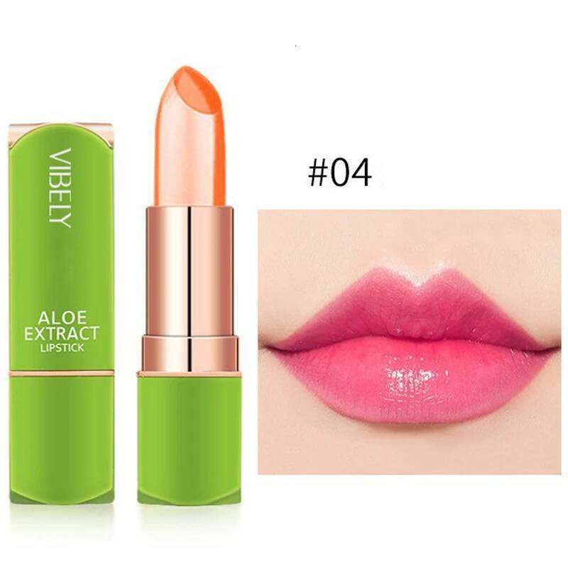 Color Changing Aloe Vera Jelly Lipstick Tinted Lip Balm Lasting Moisturizing Not Easy To Fade Lipsticks Cosmetic W260311