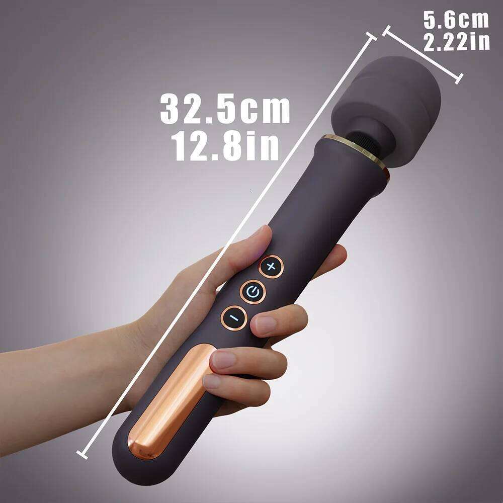 Huge Magic Handheld Massager Wand Clitoris Stimulation for Women Big Size AV Stick 10 Speed Vibrator Foreplay Adult Toy Z260312