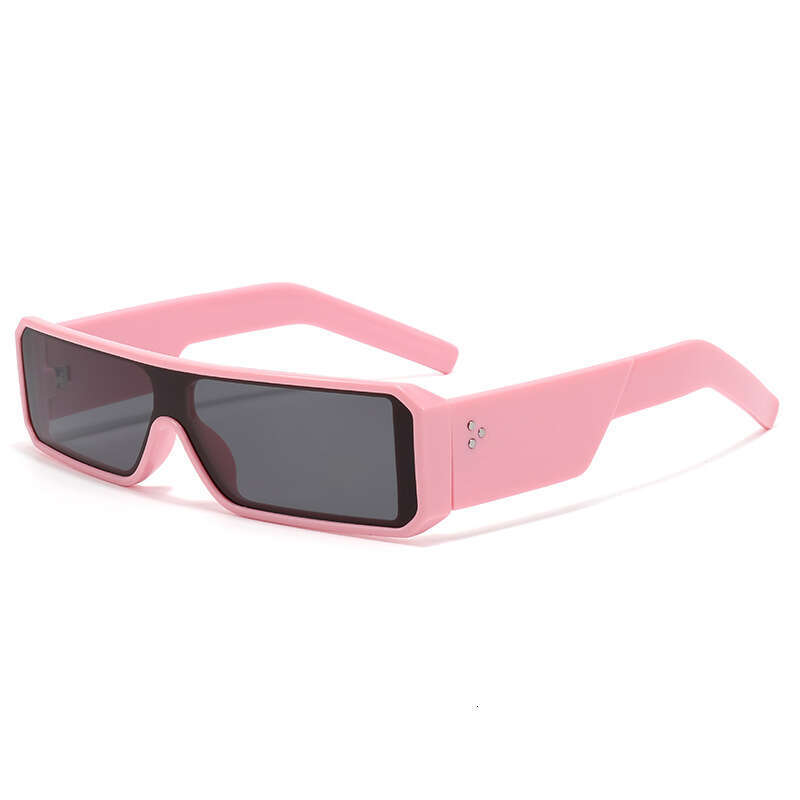 Y2k Small Frame One-Piece Retro Square Hip-Hop Ins Street Sunglasses Unisex Punk Glasses Liuyuemoshang