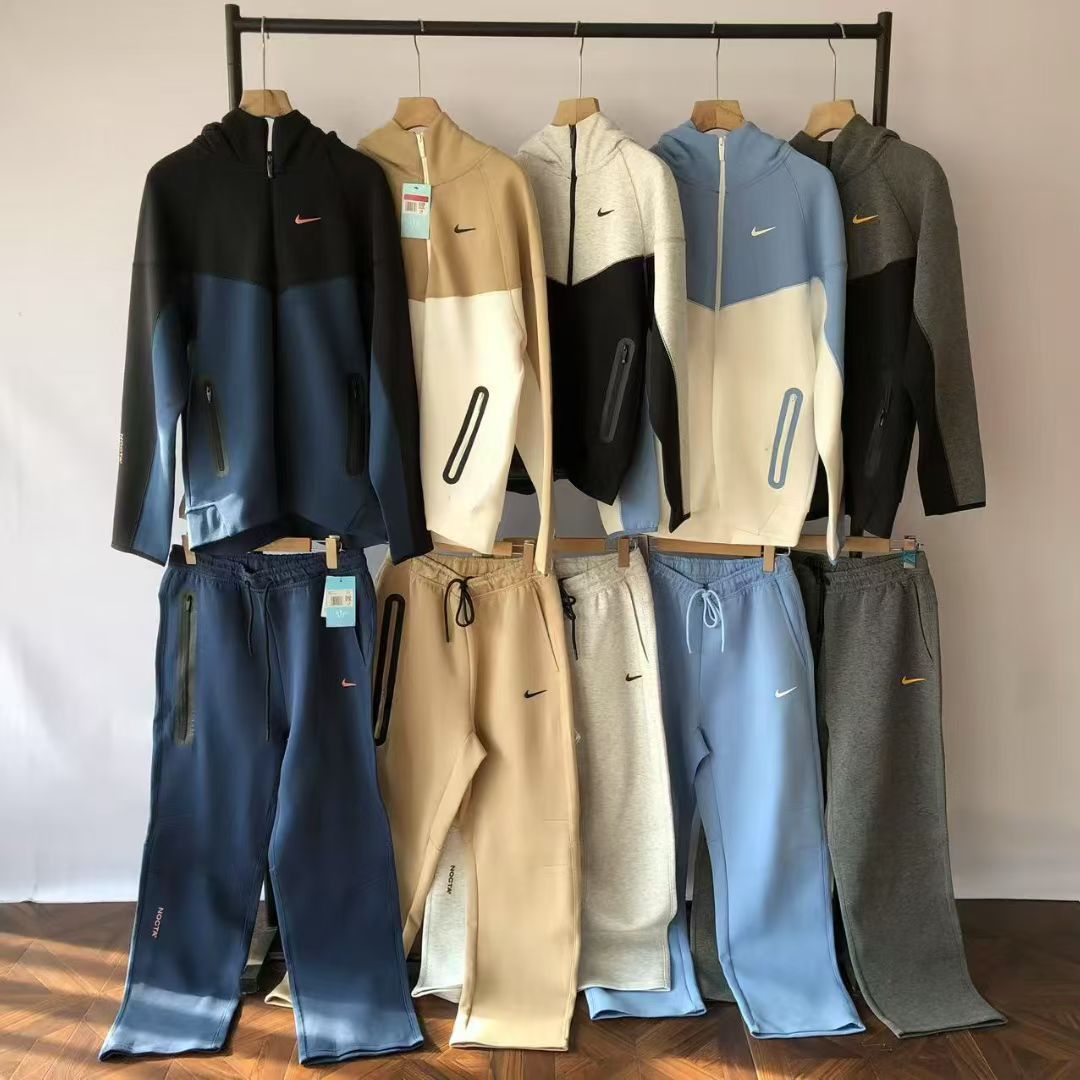 Niketechs Fleece Nocta Casual Hoodie POLO Shirt High Quality 1 1 Two Piece Suit Men Woman Hooded Sweater Techfleece Trousers Track Suits Bottoms Running Jogger