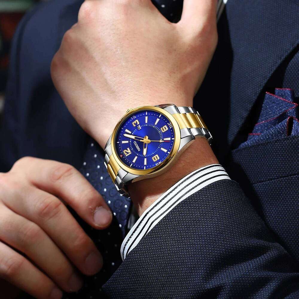 NIBOSI Casual Sport Men Watches Military Quartz Calendar Wrist Watch for Man Waterproof Business Male Clock Relogio Masculino
