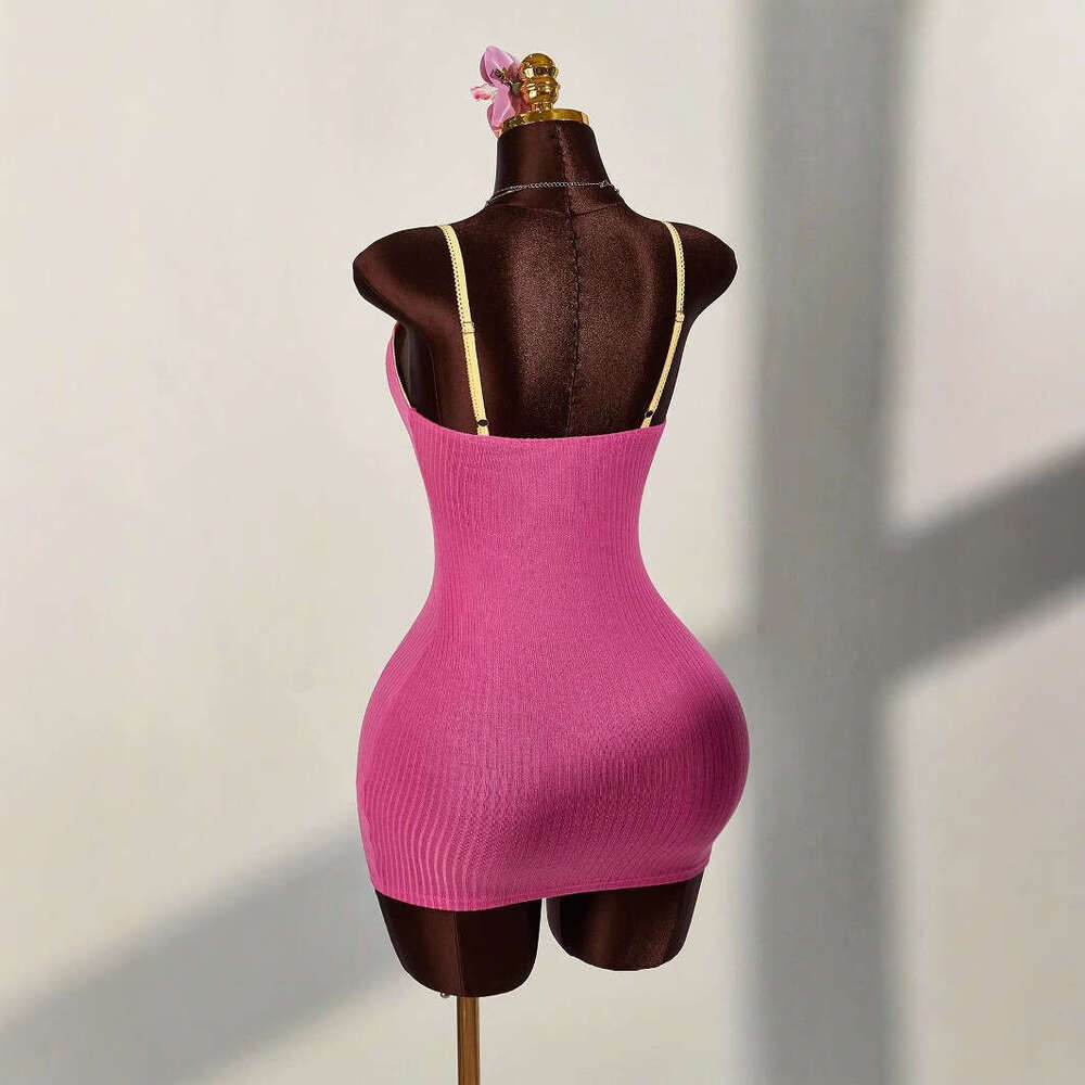 Cross-border fashion printed ins camisole for women, new summer style, sexy and slim-fitting bodycon dress