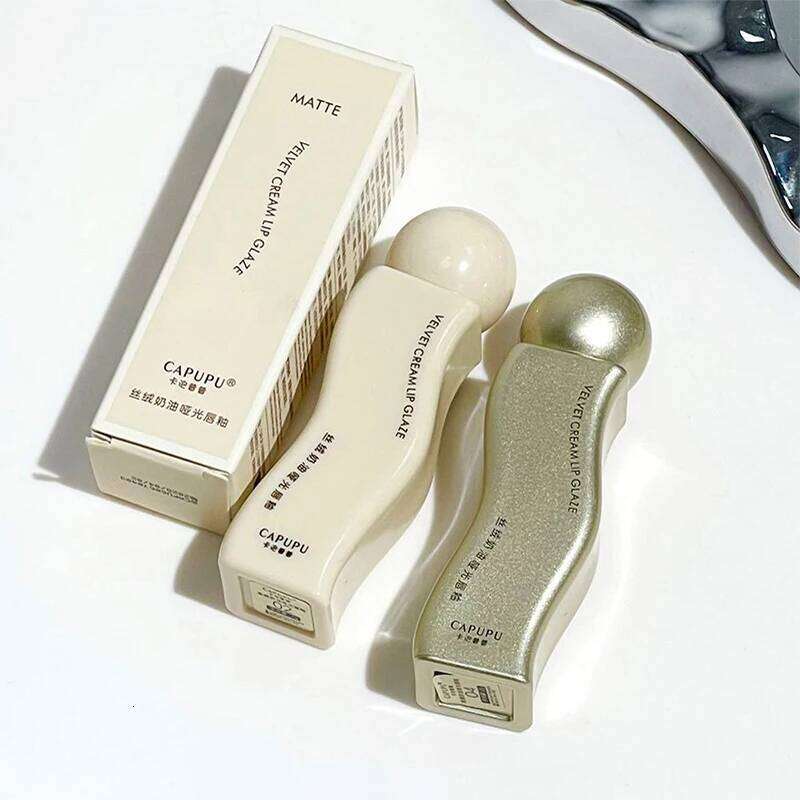 Cream velvet matte does not fade long-lasting low saturation day touch glaze lip mud lipstick W260311