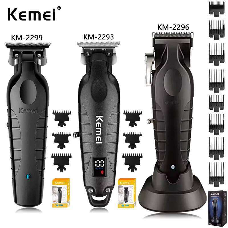 Kemei Professional Clipper Kit KM-2296 KM-2299 KM-2293 Electric Male Hair Cutting Mens Trimmer Machine C260312