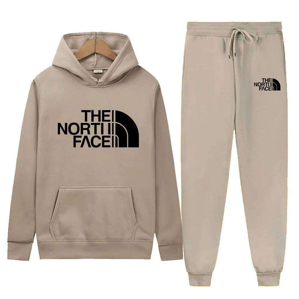 New Autumn Winter Men Women Tracksuit Hoodies + Pants 2Pcs Sets Suit Fashion Trend Hip Hop Y2K Clothing Sportswear Sweatshirts C260312