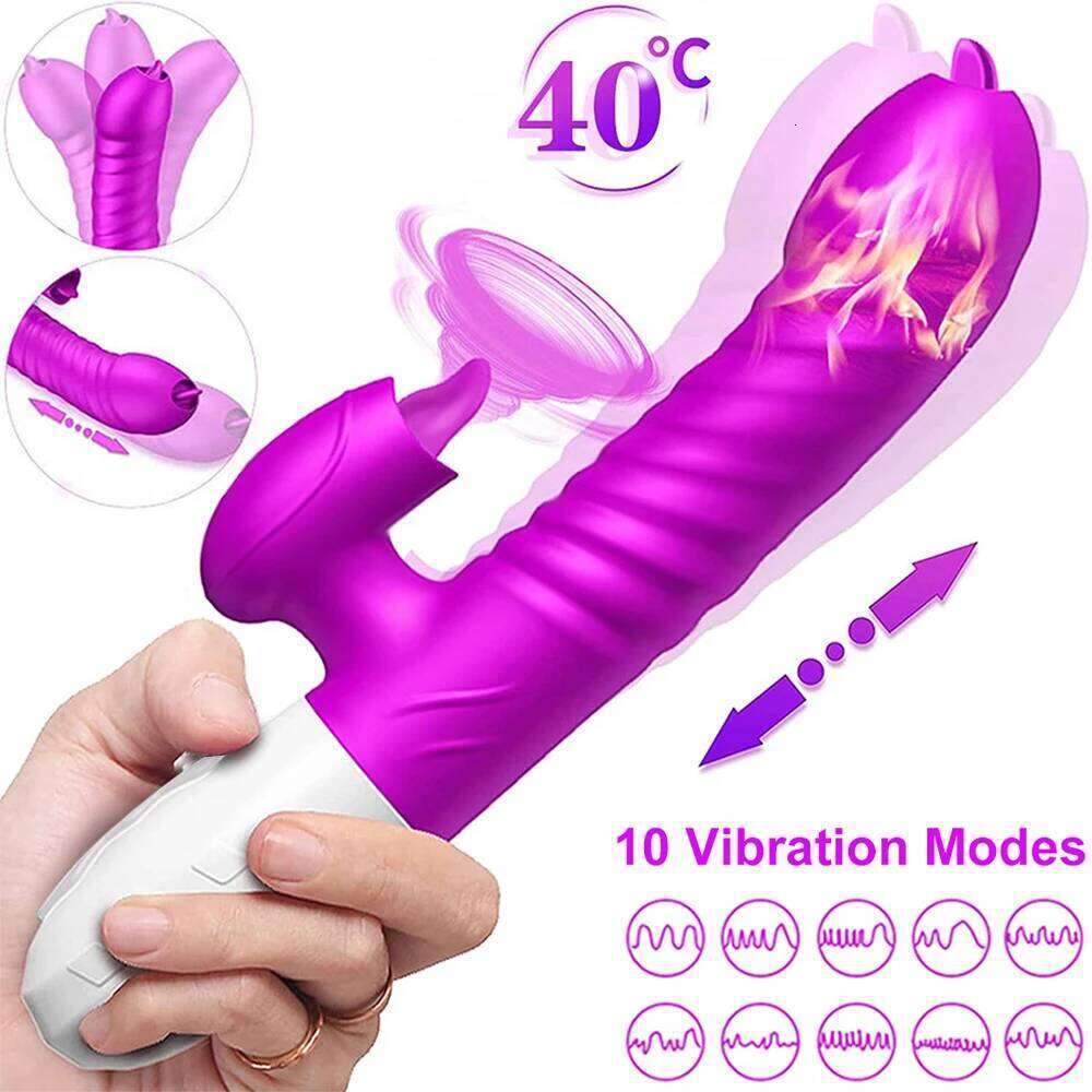 Fast Orgasm Vibrator Dildo For Women Licking Heating Vibrators Clitoris G-Spot Stimulator Vibro Female Clit Sucker Adult Sex Toy Z260311