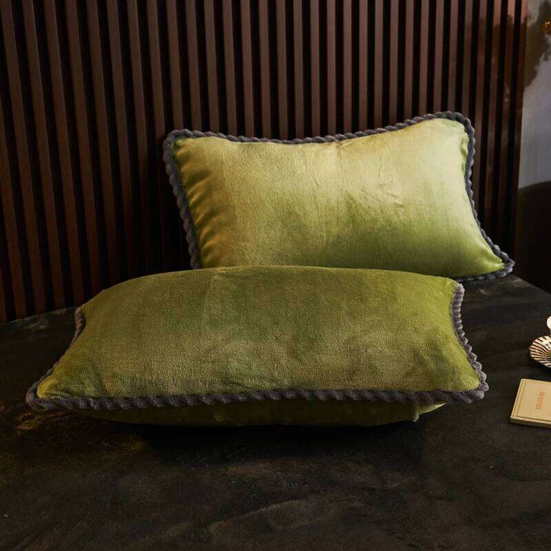 Milk Velvet 4-Piece Bedding Winter Warm Flannel Duvet Cover Set, Anti-Static Soft Coral Fleece Bed Linens H260312